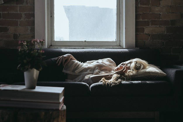 Immagine di una donna che dorme