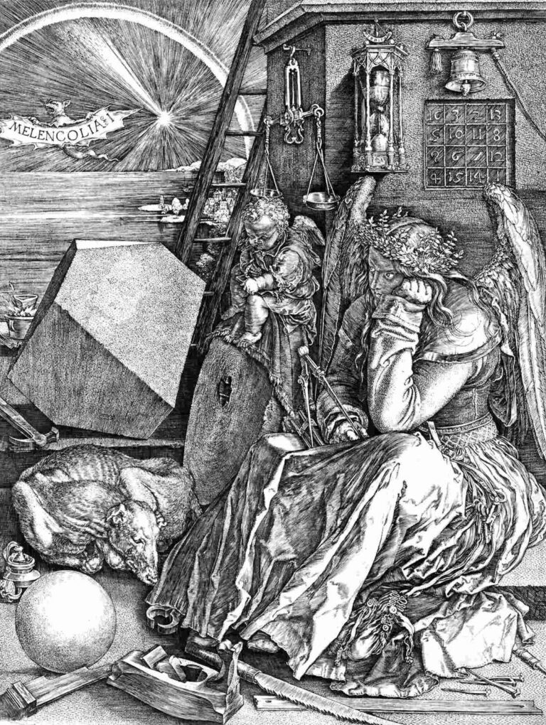 Immagine della La Melencholia di Albrecht Dürer