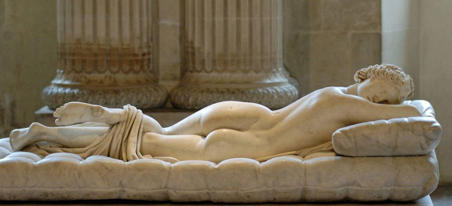 L’Ermafrodito dormiente di Antonio Canova a Villa Borghese