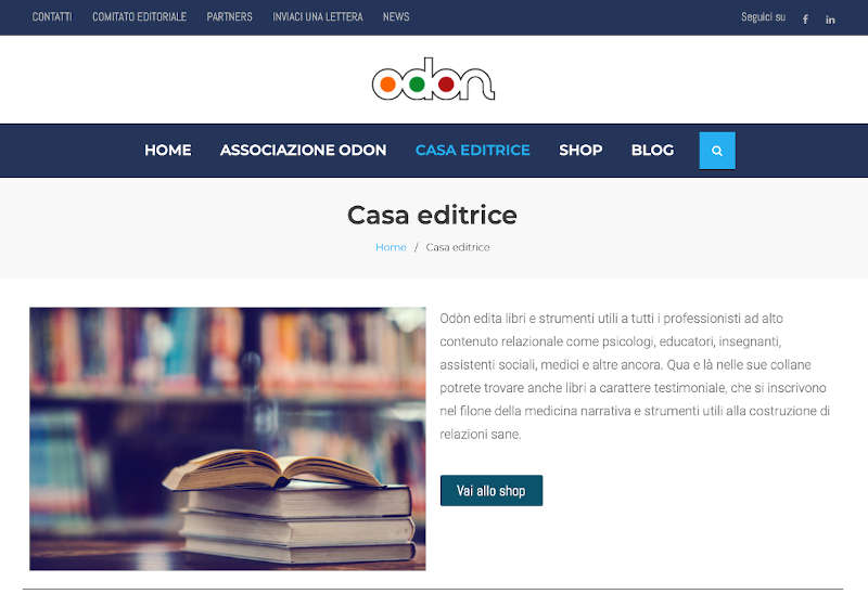 Immagine della pagina della casa editrice