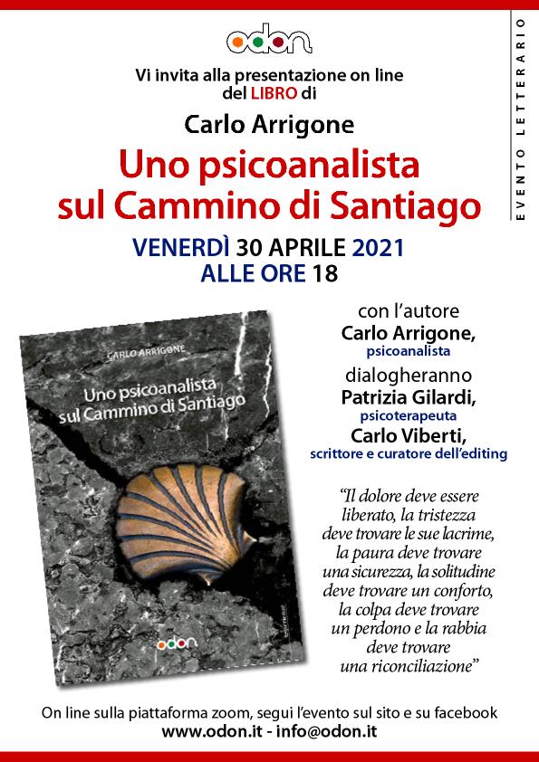 Immagine locandina libro Arrigone Cammino Santiago