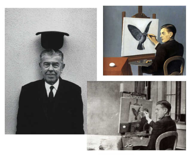 Immagine di Clairvoyance di Magritte