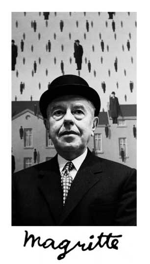 Immagine René Magritte firma